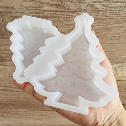 Star Christmas Tree Ornament Resin Mold