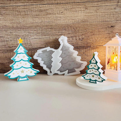Star Christmas Tree Ornament Resin Mold