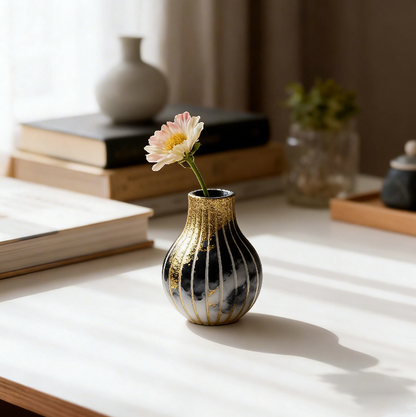 Striped Vase Resin Mold