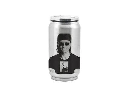 Sublimation 10oz/300ml Stainless Steel Coke Can with Straw(Silver)