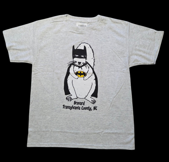 T-Shirt - Kids - Toddler - Batman White Squirrel - Short Sleeve Crew Neck