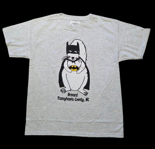 T-Shirt - Kids - Youth - Batman White Squirrel - Short Sleeve Crew Neck