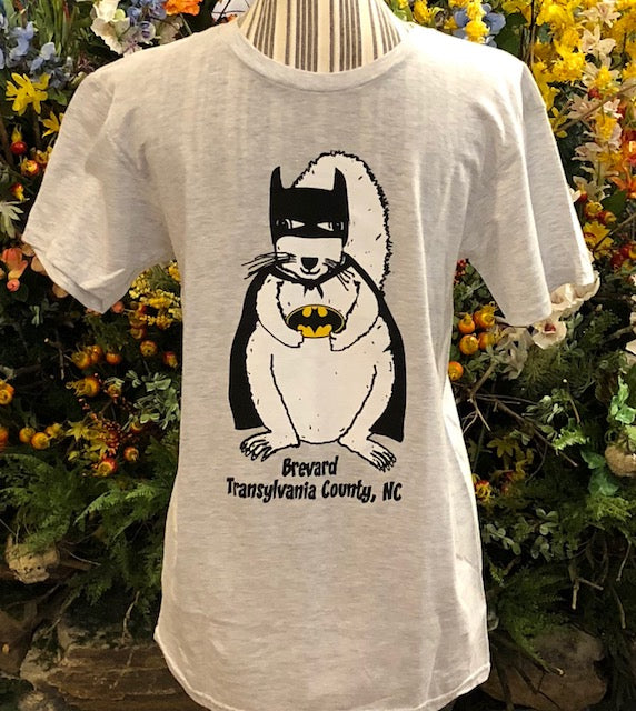 T-Shirt - Kids - Youth - Batman White Squirrel - Short Sleeve Crew Neck