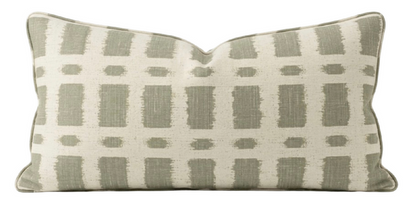 Townline Pillow Cover in Sage Green, Schumacher Textiles