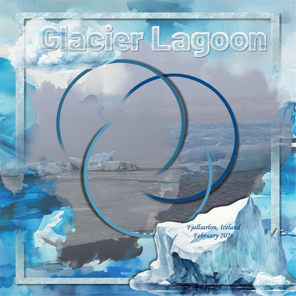 Travel Scenic Watercolor Digital Scrapbook Bundle