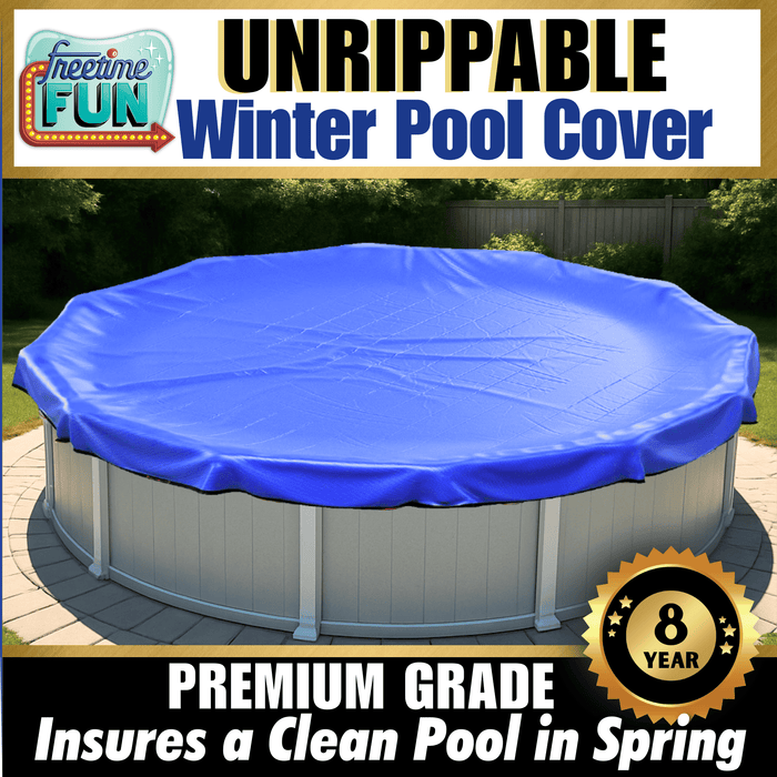 Unrippable Above Ground Swimming Pool Tarp Winter Cover Round or Oval