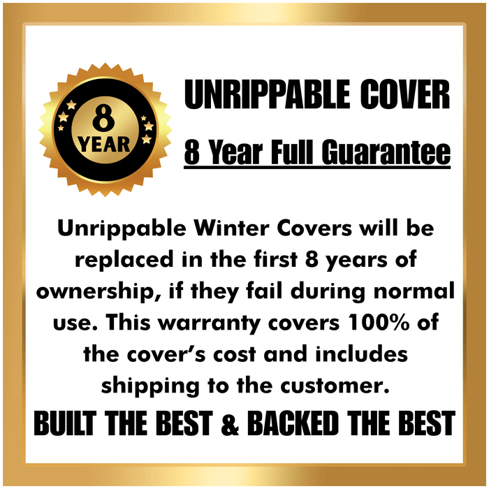 Unrippable Above Ground Swimming Pool Tarp Winter Cover Round or Oval