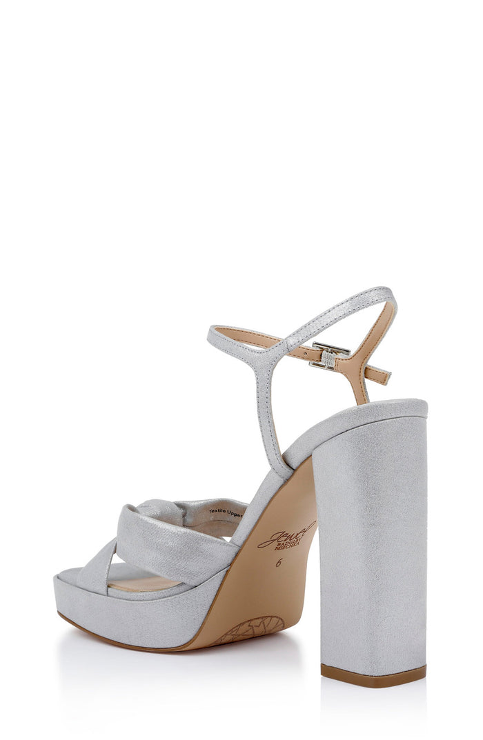 Silver | Valencia Platform Heels