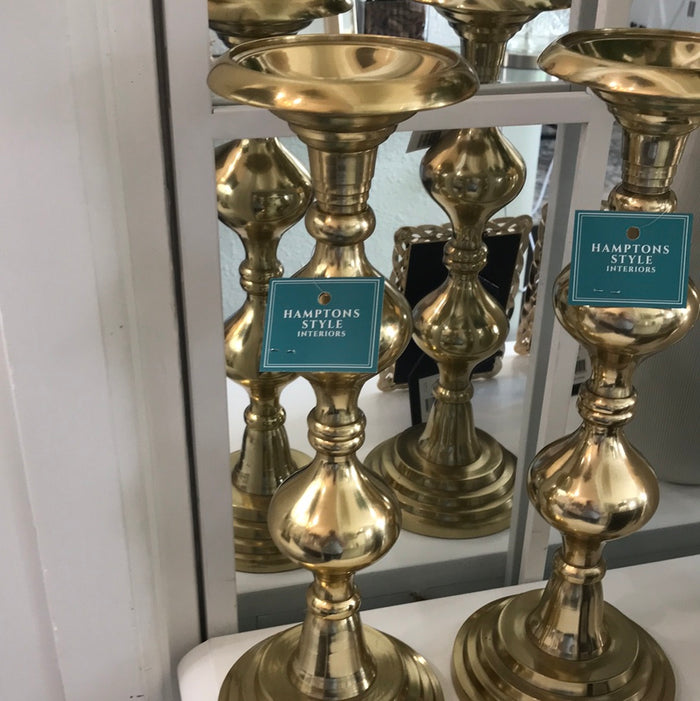 Vardy Gold Candleholder Large