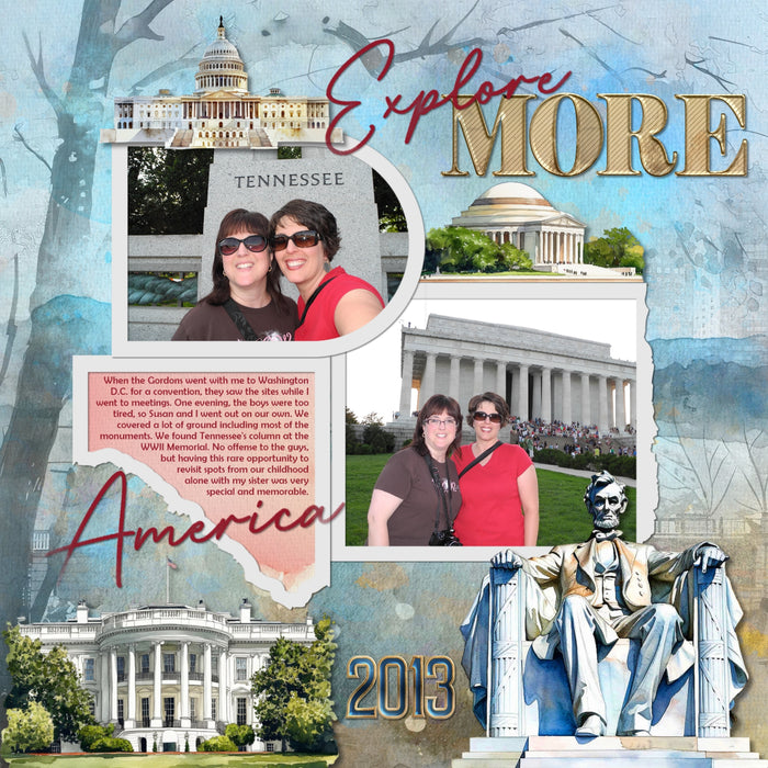 Wander Alpha Digital Scrapbook Kit