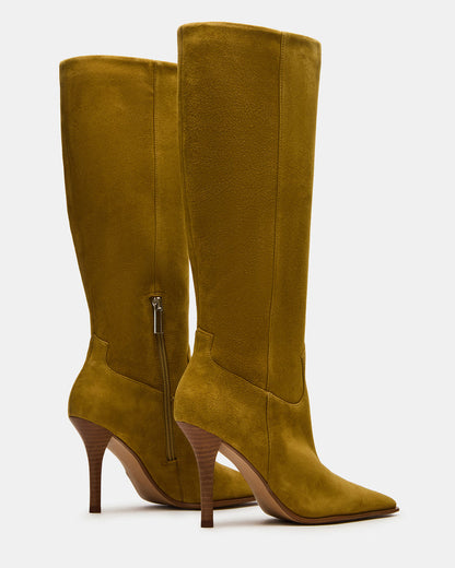 WESCOT OLIVE SUEDE
